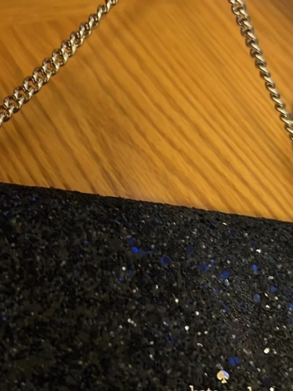 Kate Spade Black Glitter Wallet - Picture 7 of 7